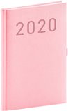 Obálka knihy Týdenní diář Vivella Fun 2020, růžový, 15 × 21 cm