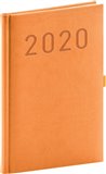Obálka knihy Týdenní diář Vivella Fun 2020, oranžový, 15 × 21 cm
