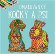Obálka knihy Kočky a psi - omalovánky