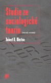 Obálka knihy Studie ze sociologické teorie