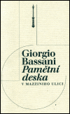 Obálka knihy Pamětní deska v Mazziniho ulici